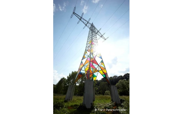 Kunstwerk Leuchtturm am Kunstpfad Ruhr