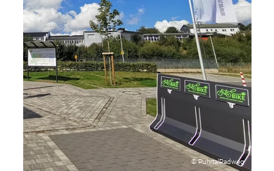E-Bike Ladestation am Startpunkt in Winterberg