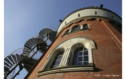 Außenansicht der Camera Obscura in Mülheim an der Ruhr