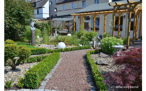 Garten der Pension Becker in Arnsberg