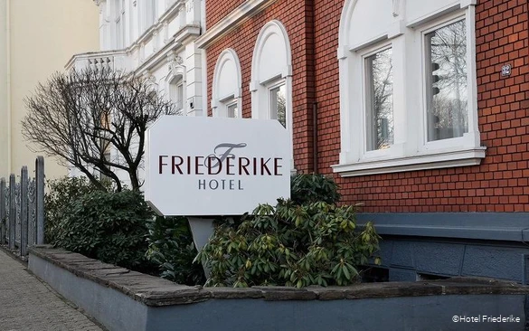 Außenansicht des Hotels Friederike in Mülheim an der Ruhr