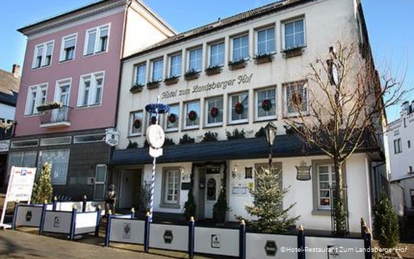 Außenansicht des Hotel-Restaurants Zum Landsberger Hof in Arnsberg