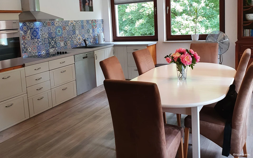 Innenansicht einer Ferienwohnung des Haus Oveney in Bochum